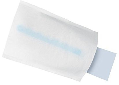Gants de toilette Savonneux jetable en TNT 50 pièces - Boutons jetables, hygiéniques pour l'usage sanitaire - Intérieur étanche - Joints résistants