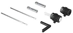 Kit de fixation pour WC suspendu compact Euro, 1 x 3 x 7 cm, chromé Référence 49024000