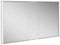 KEUCO Royal Match LED Spiegelschrank mit 2 Türen, 120 cm, Made in Germany, Einbau, Aluminium-Korpus, Seiten verspiegelt, Beleuchtung dimmbar