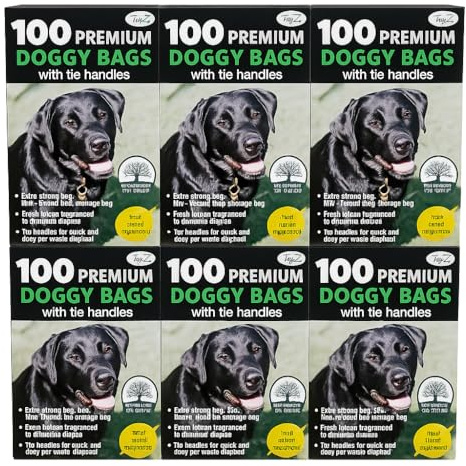 Tidyz Doggy 600 Premium Extra Strong Doggy Poo Bags
