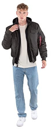 ALPHA INDUSTRIES MA-1 D-Tec Bomberjacke für Herren Black Olive