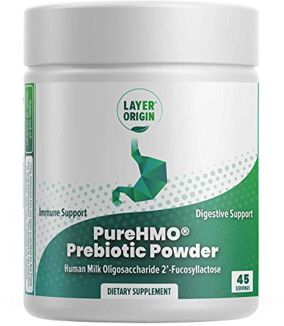 Layer Origin | PureHMO Human Milk Oligosaccharide (HMO 2'-FL) Prebiotic Powder, 45 Servings