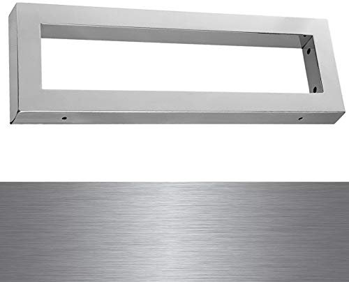 Wandkonsole Träger Waschtisch Platte Unterbau Edelstahl Gebürstet 350x150x30 mm WK35EGB
