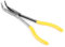 TOPINCN Long Pliers, Steel Bent Nose Pliers, 270mm 3 Nose Types Professional for Maintenance Vehicle Repairing Telecommunication Services(Lengthen 90°)