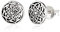 NKlaus Paar Ohrstecker klein Blume Des Lebens 925 Silber Keltische Knoten Ohrringe 3040