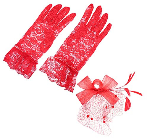 Stirnband Abschlussbälle Fascinator Hochzeit für Fascinatoren Spitze Mesh mit Gesicht Feder Kopfschmuck Frauen Party Schleife Kurzer Hut Bowknot Mädchen Stirnbänder Hüte Clip Haar S und