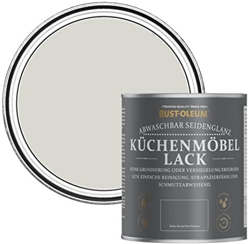 Rust-Oleum Grey Scrubbable Kitchen Cupboard Paint in Satin Finish - Bare Birch 750ml