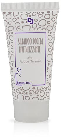 Present-More Shampoo Dusche 30ml Beauty-Day Italy - Duschshampoo 250 Stücke für Hotels und B&B | Allergenfreie Duschshampoo mit Duftnote Ylang Ylang