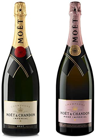 Moet Imperial Champagne Magnum Pair - Brut & Rosé NV Magnums | 12% ABV