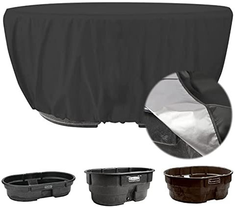 Abdeckplane Pool Rund, Winterabdeckplane Poolabdeckung, Rund Poolabdeckung für Rund Pools, Abdeckplane für Fast Set Pool, um Ihren Wassertank, Ihre Badewanne oder Ihren Pool Sauber zu Halten
