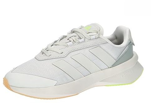 Adidas Damen Heawyn Shoes-Low (Non Football), Crystal White/Orbit Grey/Lucid Lemon, 42 EU