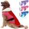 EMUST Hundemantel für kaltes Wetter, Fleecefutter kleine/mittelgroße/große Hundejacke für den Winter, warme wasserdichte Hunde-Winterkleidung für große Hunde, Neu Orange XL