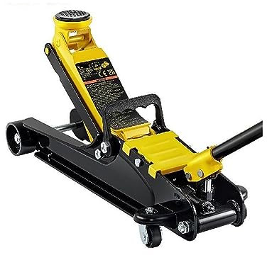 Bootsanhänger-Wagenheber 2,5-t-Boden-Hydraulik-Wanheber, pneumatischer Low-Profile-Wanheber, robuster Racing-Wanheber aus Stahl mit Einzelkolben-Hebepumpe Stabil, Superlast