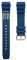 Timewheel Uhrenarmband aus weichem Gummi, 20 mm, kompatibel mit vielen Citizen Aqualand Promaster Taucheruhren (Tiefenmessung, ND-Limit, gedruckt in Füßen) (Dunkelblau)