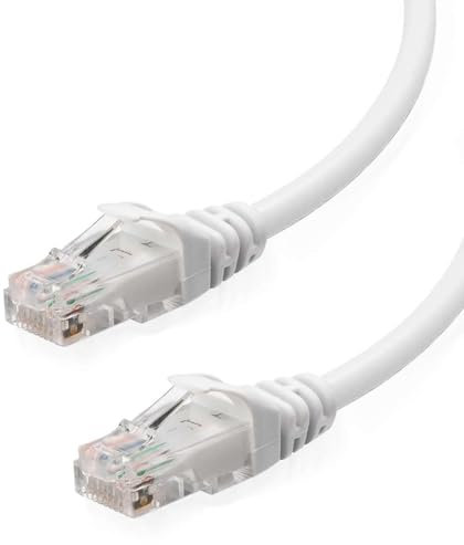 JUSTOP Cat6 Ethernet Cable High-Speed 10Gbps LAN Lead With RJ45 Connectors (8M)