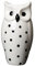 Eulenvasen – Dekorative Blumenvase – Blumentöpfe, Nordische Moderne Vase – Dekoration, Eule, Dekorative Keramik-Desktop-Basteldekoration (Glänzendes Weiß)