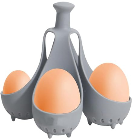 Eierkocher aus Silikon, Eierkocher aus Silikon, Eierkocher, Eierkocher, spülmaschinenfeste Kücheneierregal, Becher für Wilderer von Hue