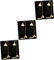 ibasenice 6 STK Mini- -tischlampe Puppenhauslampe Led Mini-schreibtischlampe Vintage Tischlampe Miniatur-puppenhauszubehör Miniatur-tischlampe Minilicht Puppenhausbeleuchtung Plastik