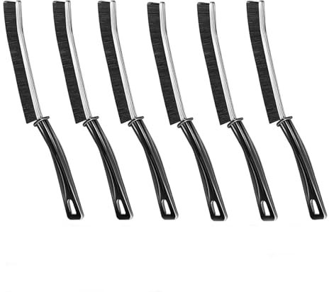Magic Brush Cleaner, 6 Pcs Crevice Cleaning Brush, Multipurpose Crevice Cleaning Brush, Magic Brush For Home, Kitchen, Bathroom, Tiles, Small Spaces, Venetian Blind Cleaner Tool