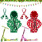 TOPJOWGA Weihnachtselfen Puppenkleidung Set, 7 Stück Miniatur Zubehör, Miniatur Puppenhaus Set, Mini Bunte Lampe, Miniatur Fahrrädern Rollern Schals, Puppenhaus Zubehör Miniatur Haus Deko
