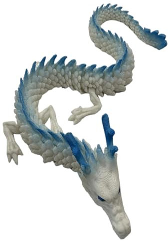 Printed Articulated Dragon | Dragon Figure Toy | Creative Modeling Dragon Decoration for Car, Home, Aquarium, Fish Tank and Workplace