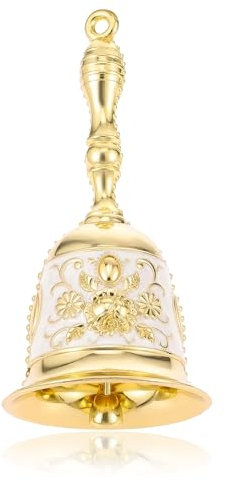 KUBDPQOR Cloche de Noel Pere Noel - Cloche de Style Retro à Suspendre, en Alliage de cuivre de Haute qualité, idéale pour Une variété d'applications