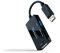 Convertisseur Multifonction DP vers HDMI, DVI et VGA en Noir, d'une Longueur de 20 cm, idéal pour connecter différents appareils d'affichage.