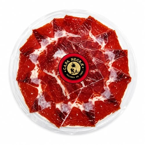 80g Iberico de Bellota Ham Slices on a Plate