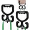 CIATBYYJ 2 Pcs Grocery Bag Carrier Handle, Black Shopping Bag Holder for Easy Carrying, Each Bags Handle Holds Up to 80lbs, Shopper Accessories for Grocery & Reusable Bags