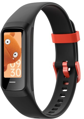 AGPTEK Kids Smart Watch for Boy Girl Gift,AMOLED HD Fitness Tracker Watch with Task & Reward System,DIY Face Steps Counter Sleep Monitoring Alarm Clock Waterproof Digital Watch for Children 6-12 Year
