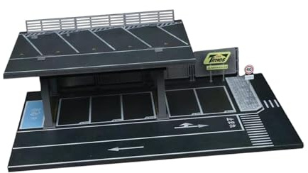 TAIZhiChen Vitrine de Voiture Miniature Moulée sous Pression à L'échelle 1/64 pour Véhicule Miniature, Garage, Diorama, Parking, étagère Robuste pour Bureau, Style B