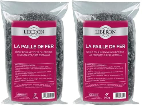 Libéron Paille de fer sachet de 100gr (Lot de 2)
