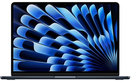 Apple MacBook Air 2024, Puce M3 avec CPU 8 cœurs, GPU 10 cœurs (13-Pouces, 8 Go de RAM, 1To SSD Stockage) (AZERTY Français) Minuit (Reconditionné)