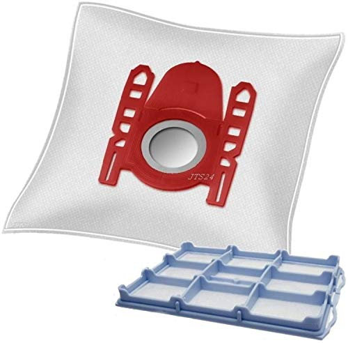 10 DeClean Staubsaugerbeutel +1 Motorschutzfilter kompatibel mit Siemens Synchropower 1800W parquet VS06G1824/03 und VS06G1803/03