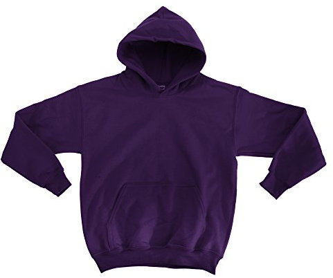 Gildan - Felpa con Cappuccio - Bambina (S) (Viola)
