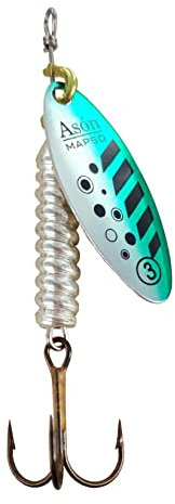 MAPSO - 5 Cucharillas de Pesca ASÓN-3 PNV 8 GMS.