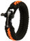 The Friendly Swede Paracord Survival Armband mit Micro-Cord - größenverstellbar (Orange Medium)