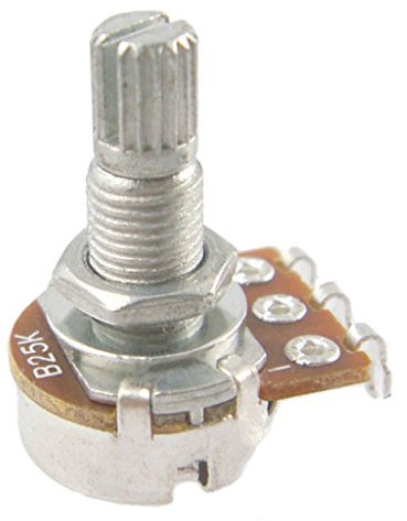 10 25K Ohm Einzel Poti Potentiometer Ersazteile für Gitarre