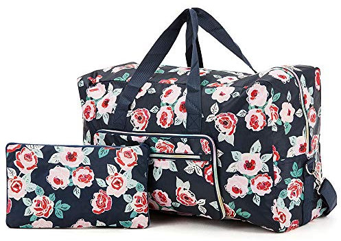 Arxus Große Faltbare Reisetasche Tragen Sie die Reisetasche am Wochenende über dem Gepäck mit Schultergurt