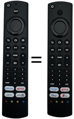 Replacement fire rm-c3255 for jvc remote control for jvc fire tv remote control replacement - No setting required, no voice function