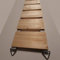 Medikratz Catwalk Katzenbrücke, Hängebrücke für Katzen aus hochwertigem Massivholz in verschiedenen Längen, 50cm - 200cm (Naturbelassen) (200 cm)