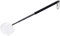boxtech Fish Shrimp Skimming Net Feinmaschiges, erweiterbares Fischernetz mit Edelstahlgriff für Aquarium Pond Creek (Schwarz, Runden)