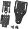 WISEONUS Airsoft Tactical Holster Adapter Quick Draw Leggings Adapter Base Zubehör für Glock 17 1911 UPS P226 M92 Holster oder Magazin (Schwarz)