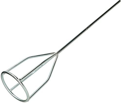 KOTARBAU® Varilla mezcladora 100 mm, Mezclador para taladro, Agitador, Meclador de pintura, cola, mortero, yeso, cemento, Mezcladora de mortero, Batidora de yeso, Varilla para mezclar