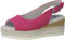 Jana Women's 8-8-29660-20 Wedge Court Shoes, Fuchsia, 6 UK