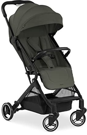 hauck Travel N Care - Dark Olive - GOLD WINNER Mother & Baby Awards 2024, Leichter Reisewagen mit Regenschutz, Federung, kompakt & faltbar, UPF 50+, voll liegend ab Geburt bis 22 kg