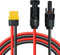 Solarladekabel Solarkabel 0.6M/3M, Solarstecker auf XT60 Stecker Solarpanel Adapter Kabel, für EF DELTA 2 und River Pro MAX Powerstation 757 Powerhouse Solar Generator (60CM)