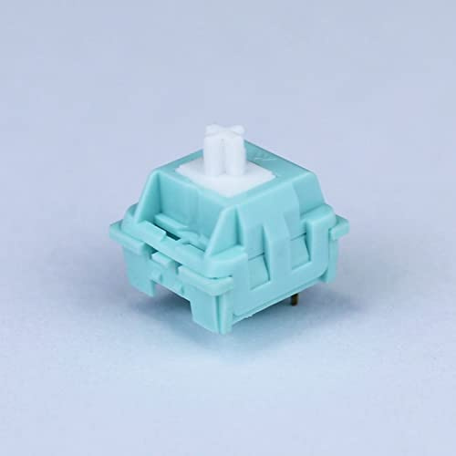 DucKey KTT Linear Switches Collection, 45g 3Pin MX Switch For Custom Gaming Mechanical Keyboard (Color : Mint, Size : 70PCS)