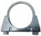 64mm Universal U Bolt Exhaust Clamps - Heavy Duty Clamp & Nuts (Pack of 2)