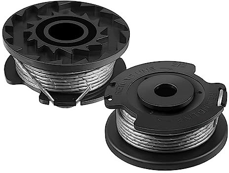 YTUGCG 2 Pcs Strimmer Spool for Bosch, Nylon Strimmer Wire for Bosch ART 23 SL 26 SL Strimmer F016800569 F016800385, Replacement Spool Line for Grass Strimmer (1.6mm x 5m)
